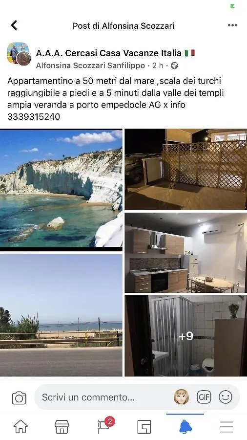 Terrazza Sul Mare Fegedi Apartment Porto Empedocle